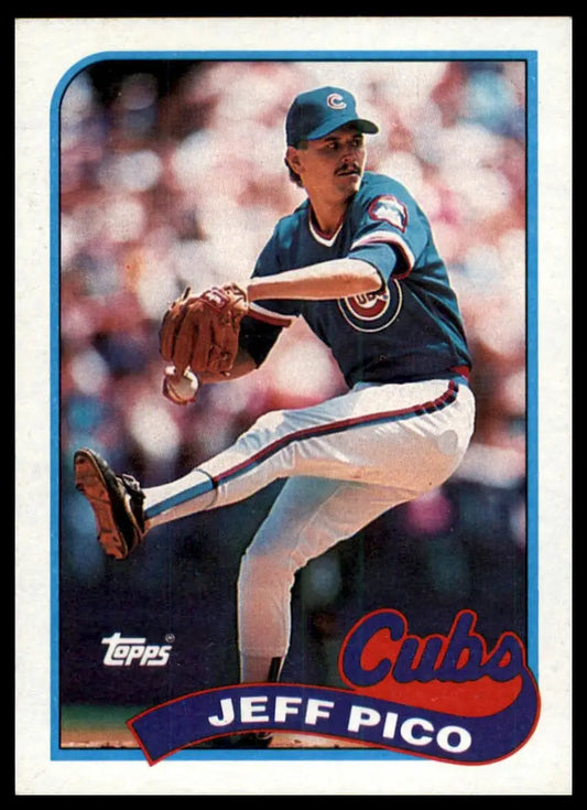 1989 Topps Jeff Pico RC 262 Chicago Cubs NM - Baseball Card Single