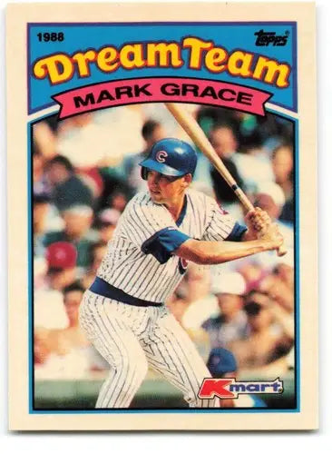 1989 Topps K-Mart Dream Team #1 Mark Grace NM-MT Cubs ID:60550 - Baseball Card Single