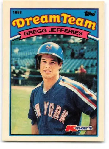 1989 Topps K-Mart Dream Team #11 Gregg Jefferies NM-MT Mets ID:60560 - Baseball Card Single