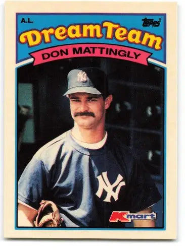 1989 Topps K-Mart Dream Team #12 Don Mattingly NM-MT Yankees ID:60561 - Baseball Card Single