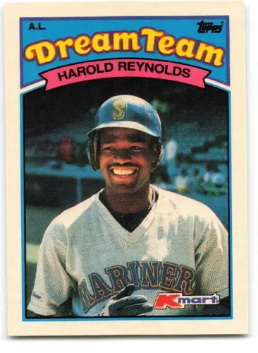 1989 Topps K-Mart Dream Team #13 Harold Reynolds NM-MT Mariners ID:60562 - Baseball Card Single