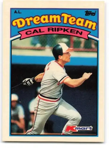 1989 Topps K-Mart Dream Team #15 Cal Ripken NM-MT Orioles ID:60564 - Baseball Card Single