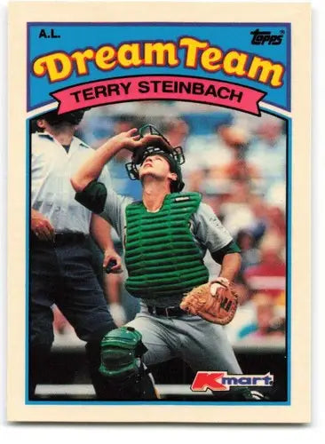 1989 Topps K-Mart Dream Team #19 Terry Steinbach NM-MT Athletics ID:60567 - Baseball Card Single