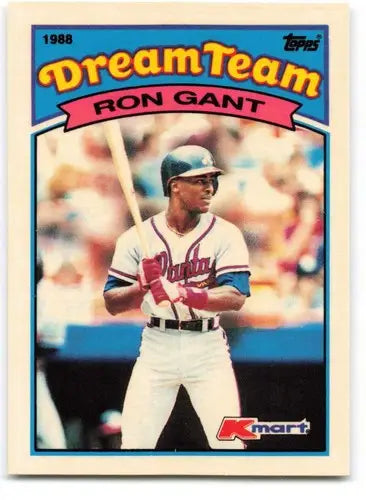 1989 Topps K-Mart Dream Team #2 Ron Gant NM-MT Braves ID:60551 - Baseball Card Single