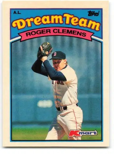 1989 Topps K-Mart Dream Team #20 Roger Clemens NM-MT Red Sox ID:60568 - Baseball Card Single