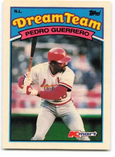 1989 Topps K-Mart Dream Team #33 Pedro Guerrero NM-MT Cardinals ID:60580 - Baseball Card Single
