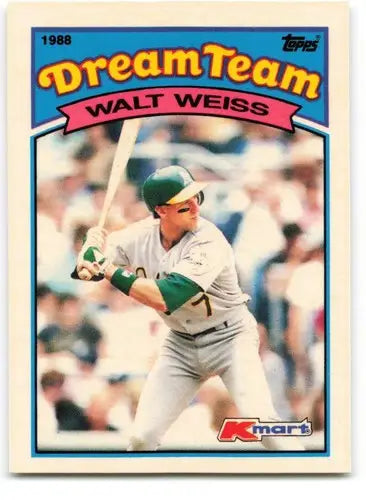 1989 Topps K-Mart Dream Team #4 Walt Weiss NM-MT Athletics ID:60553 - Baseball Card Single