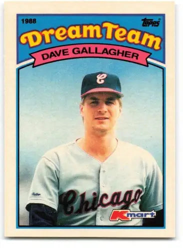 1989 Topps K-Mart Dream Team #7 Dave Gallagher NM-MT White Sox ID:60556 - Baseball Card Single