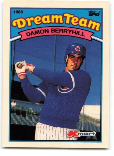 1989 Topps K-Mart Dream Team #8 Damon Berryhill NM-MT Cubs ID:60557 - Baseball Card Single