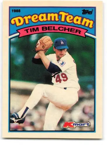 1989 Topps K-Mart Dream Team #9 Tim Belcher NM-MT Dodgers ID:60558 - Baseball Card Single