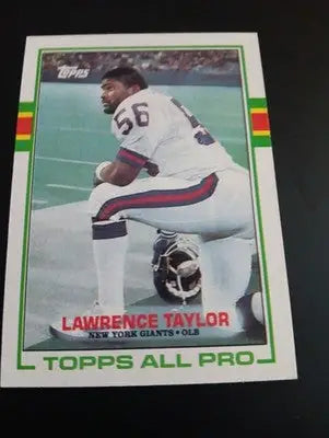 1989 Topps - Lawrence Taylor #166. NY Giants. NRMT+