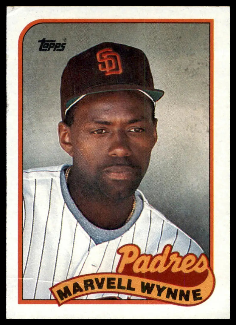 1989 Topps Marvell Wynne 353 San Diego Padres MP - Baseball Card Single