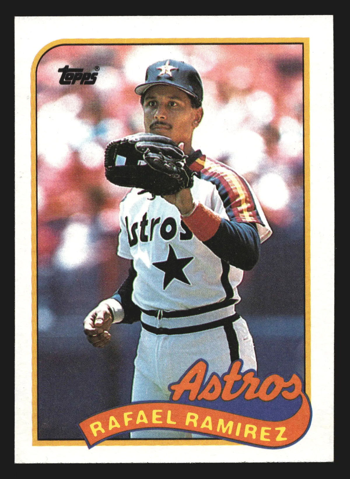 1989 Topps Rafael Ramirez #749 Houston Astros - Baseball Card Single