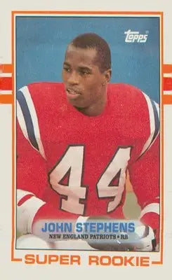 1989 Topps Super Rookie #194 John Stephens RC RC - Football Card Single
