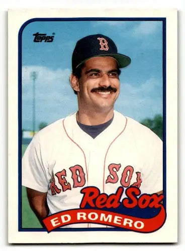 1989 Topps Traded #105T Ed Romero Boston Red Sox Baseball Cards EX/N ID:64439 - Baseball Card Single