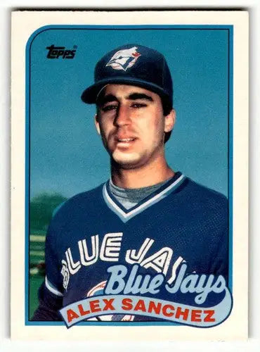 1989 Topps Traded #109T Alex Sanchez Toronto Blue Jays Baseball Card ID:58594 - Baseball Card Single