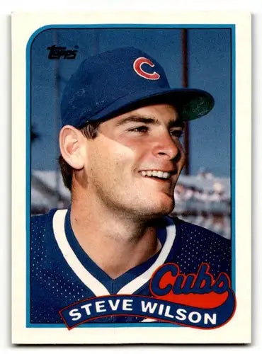 1989 Topps Traded #131T Steve Wilson Chicago Cubs Baseball Cards NM ID:64353 - Baseball Card Single