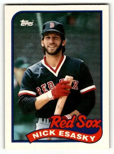 1989 Topps Traded #29T Nick Esasky Boston Red Sox Baseball Cards EX/ ID:58581 - Baseball Card Single
