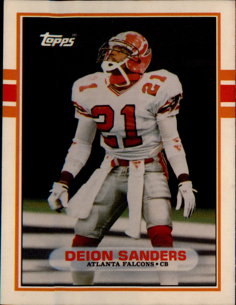 1989 Topps Traded #30T Deion Sanders - Football Card Single