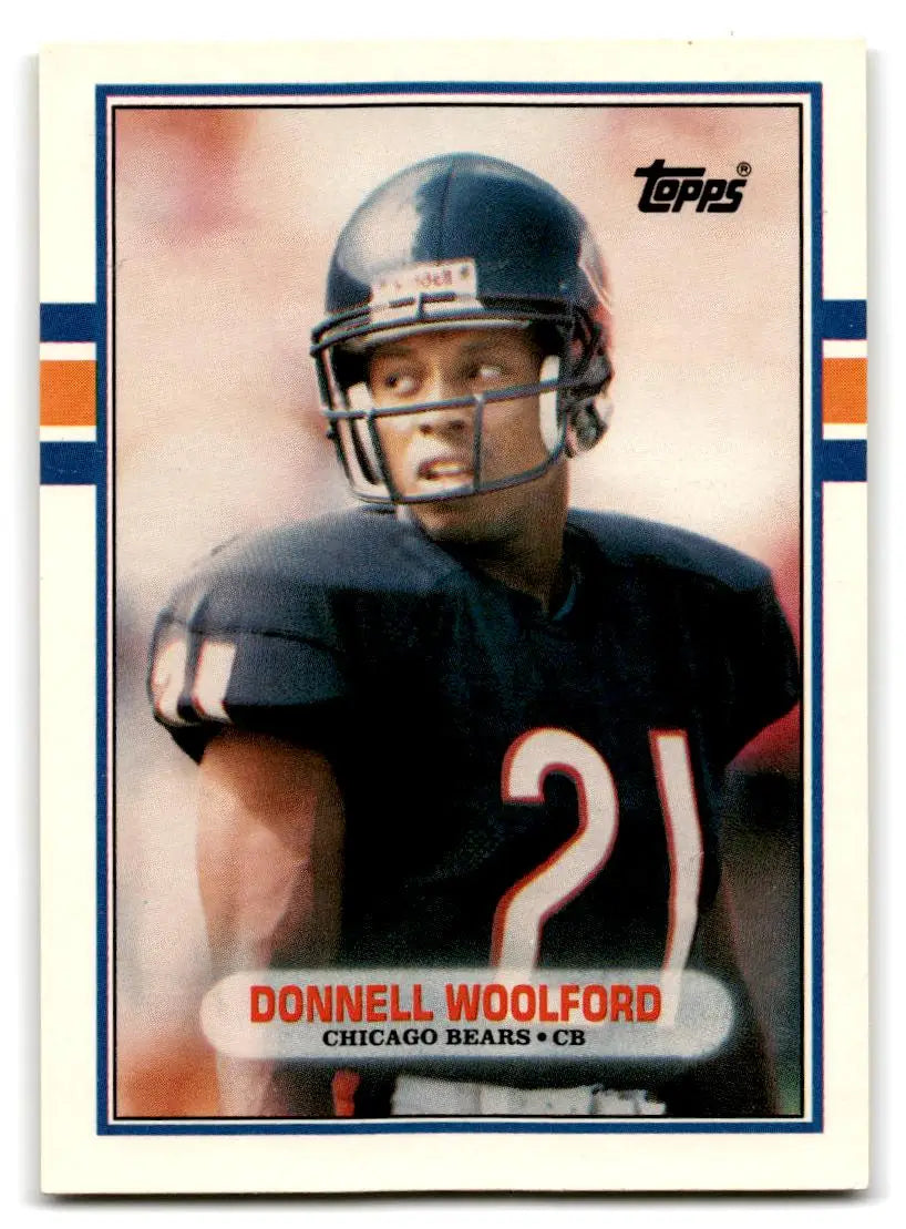 1989 Topps Traded #37T Donnell Woolford - Football Card Single
