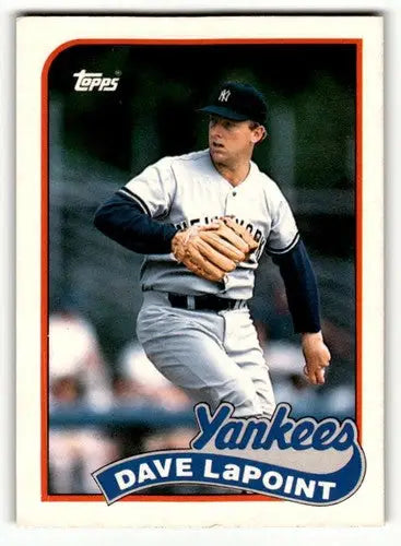 1989 Topps Traded #67T Dave LaPoint New York Yankees Baseball Cards ID:58586 - Baseball Card Single