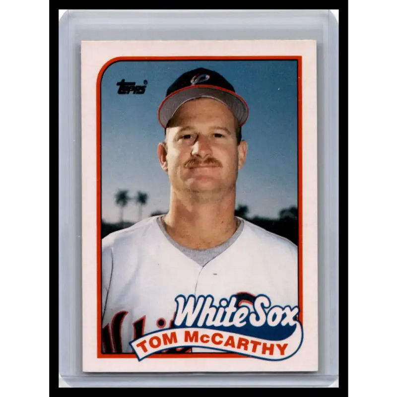 1989 Topps Traded #75T Tom McCarthy NM-MT Chicago White Sox Baseball Card - Baseball Card Single