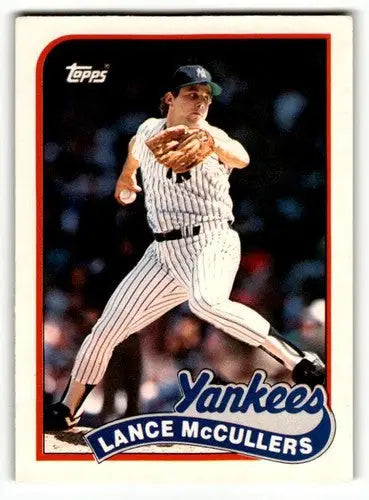 1989 Topps Traded #77T Lance McCullers New York Yankees Baseball Car ID:58599 - Baseball Card Single