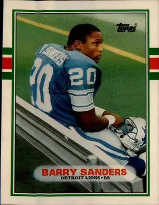 1989 Topps Traded #83T Barry Sanders - Football Card Single