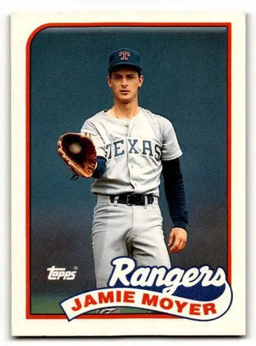 1989 Topps Traded #85T Jamie Moyer Texas Rangers Baseball Cards EX/N ID:64451 - Baseball Card Single