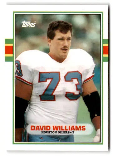 Original gloss 98t David Williams Houston Oilers trading card from Topps Traded series