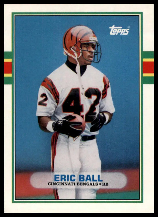 1989 Topps Traded Eric Ball 1T Cincinnati Bengals LP - Football Card Single