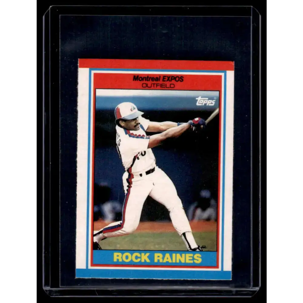 1989 Topps UK Minis #61 Tim Raines Montreal Expos NM-MT - Baseball Card Single