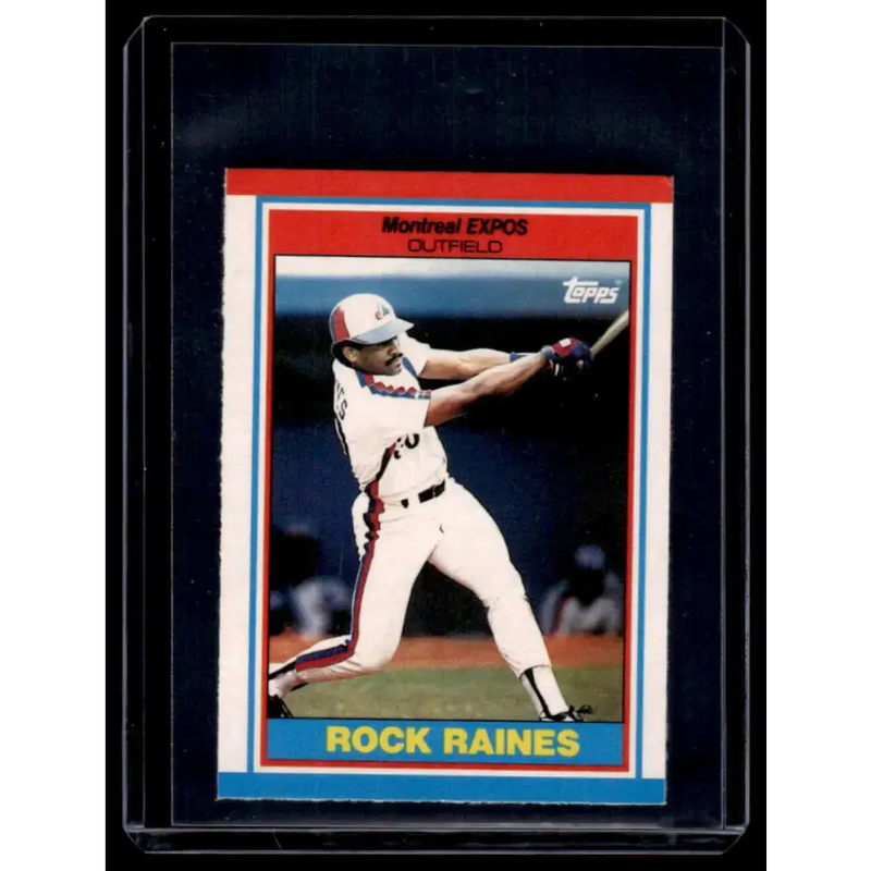 1989 Topps UK Minis #61 Tim Raines Montreal Expos NM-MT - Baseball Card Single