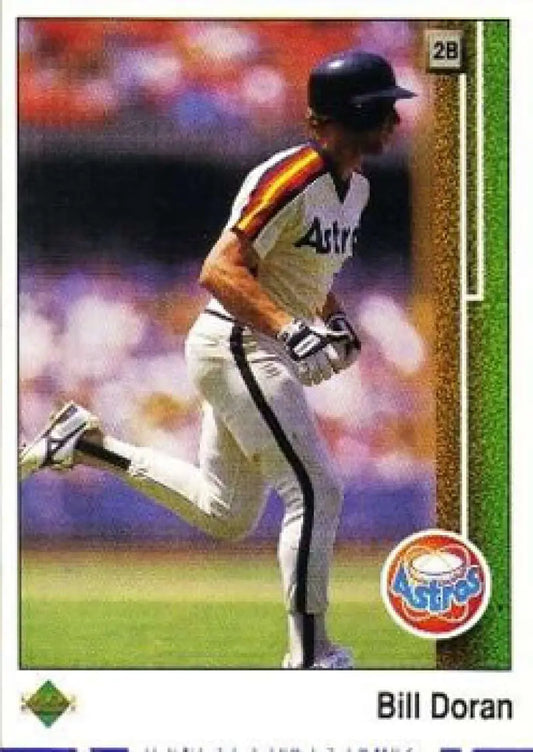 1989 Upper Deck #101 Bill Doran NM-MT Houston Astros Baseball Card - Baseball Card Single