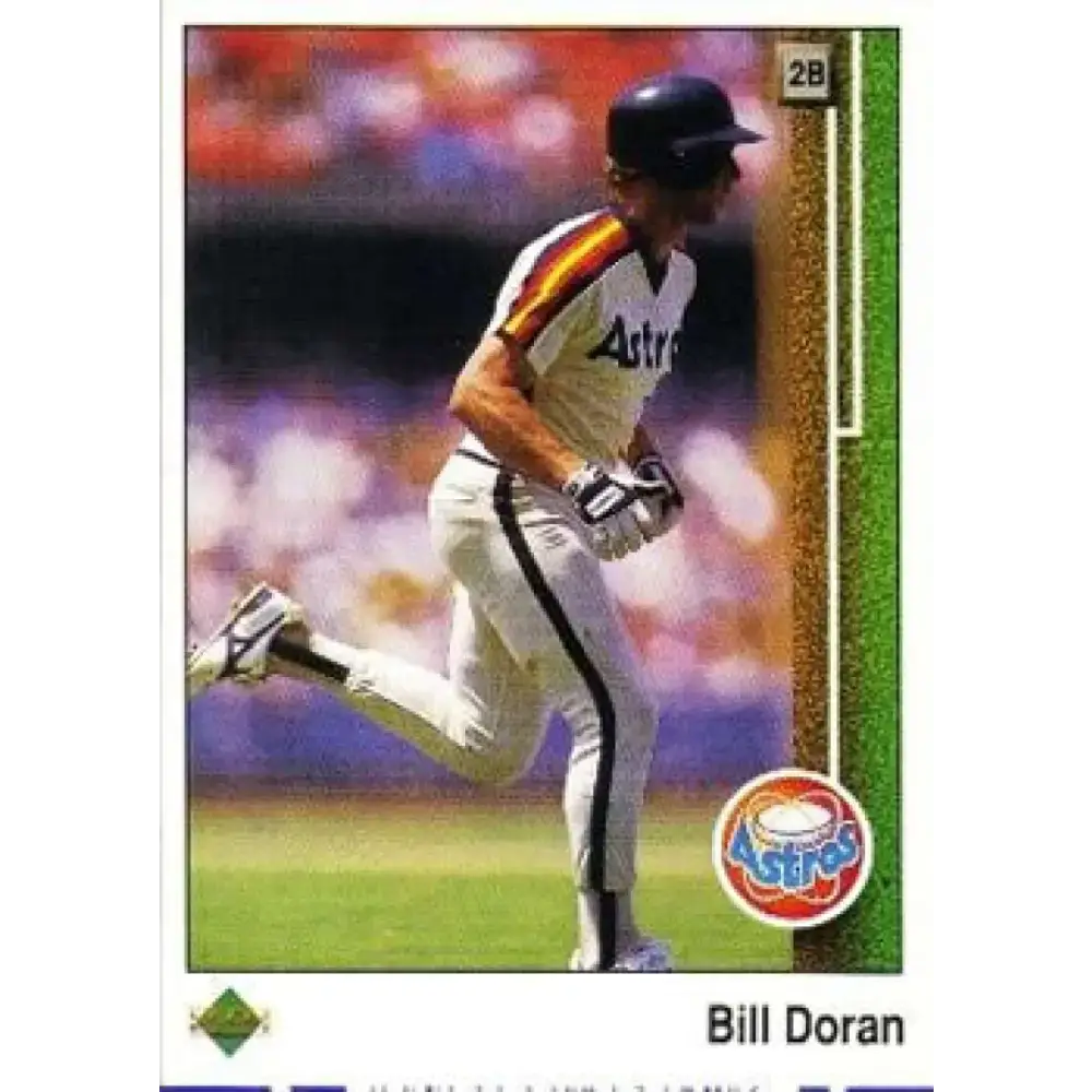 1989 Upper Deck #101 Bill Doran NM-MT Houston Astros Baseball Card - Baseball Card Single