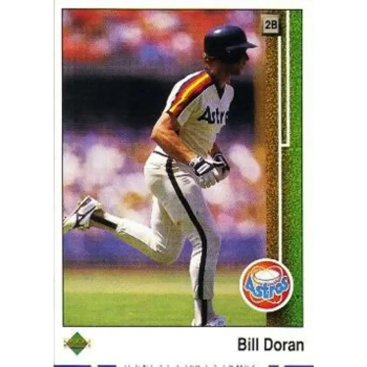 1989 Upper Deck #101 Bill Doran NM-MT Houston Astros Baseball Card - Baseball Card Single