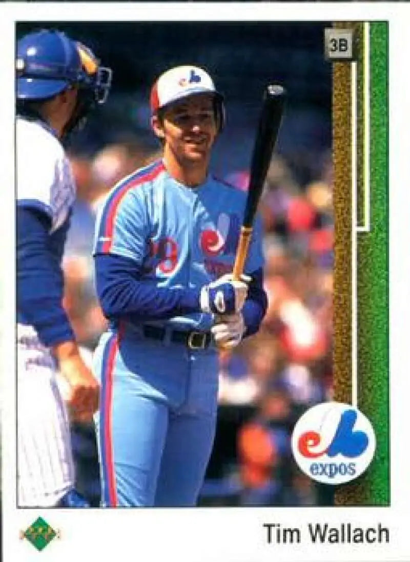 1989 Upper Deck #102 Tim Wallach NM-MT Montreal Expos Baseball Card - Baseball Card Single