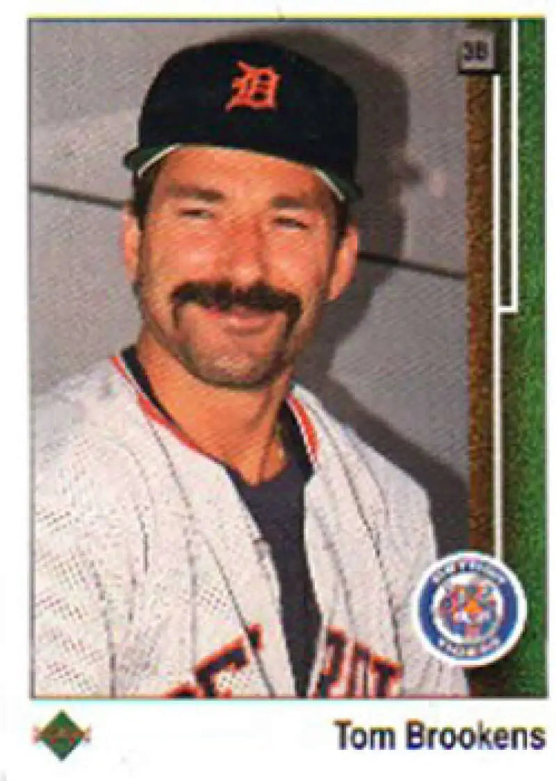 1989 Upper Deck #106 Tom Brookens NM-MT Detroit Tigers Baseball Card - Baseball Card Single