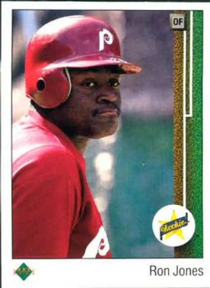 1989 Upper Deck #11 Ron Jones NM-MT RC Rookie Philadelphia Phillies Baseball Card - Baseball Card Single