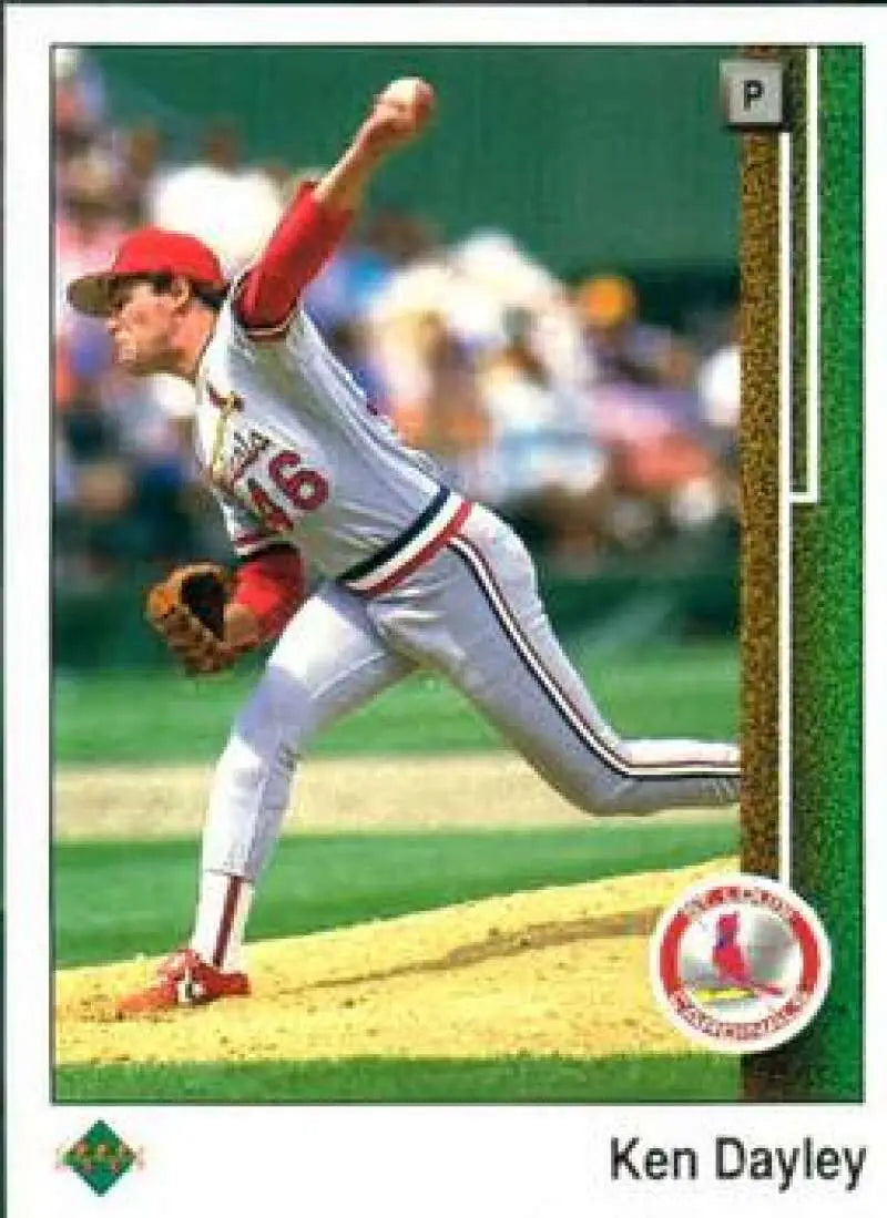 1989 Upper Deck #114 Ken Dayley NM-MT St. Louis Cardinals Baseball Card - Baseball Card Single