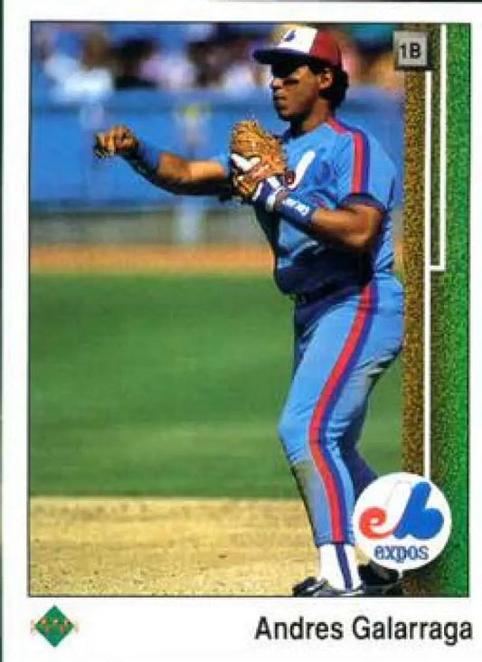 1989 Upper Deck #115 Andres Galarraga NM-MT Montreal Expos Baseball Card - Baseball Card Single