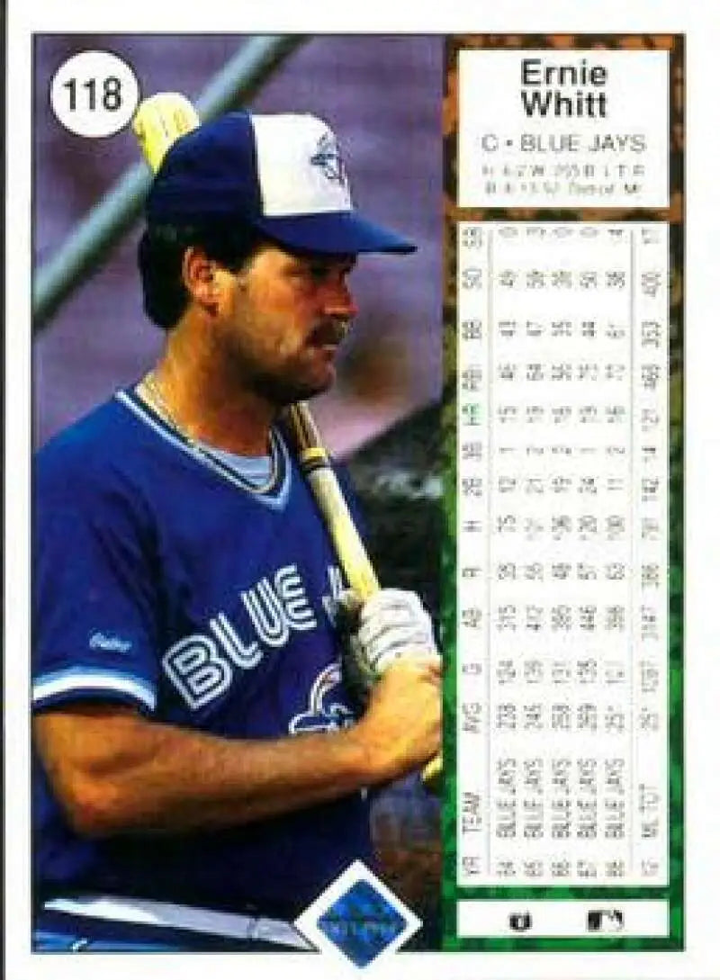 1989 Upper Deck #118 Ernie Whitt NM-MT Toronto Blue Jays Baseball Card - Baseball Card Single