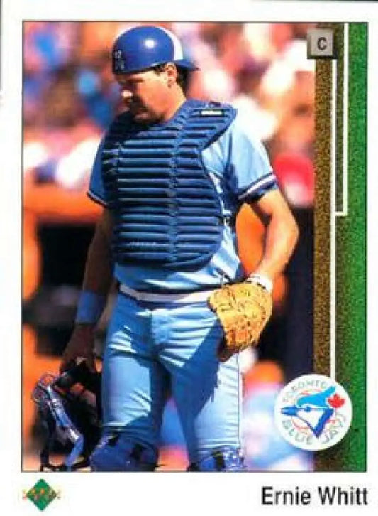 1989 Upper Deck #118 Ernie Whitt NM-MT Toronto Blue Jays Baseball Card - Baseball Card Single