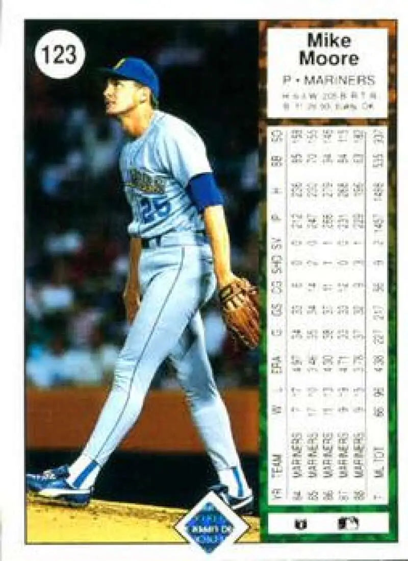 1989 Upper Deck #123 Mike Moore NM-MT Seattle Mariners Baseball Card - Baseball Card Single