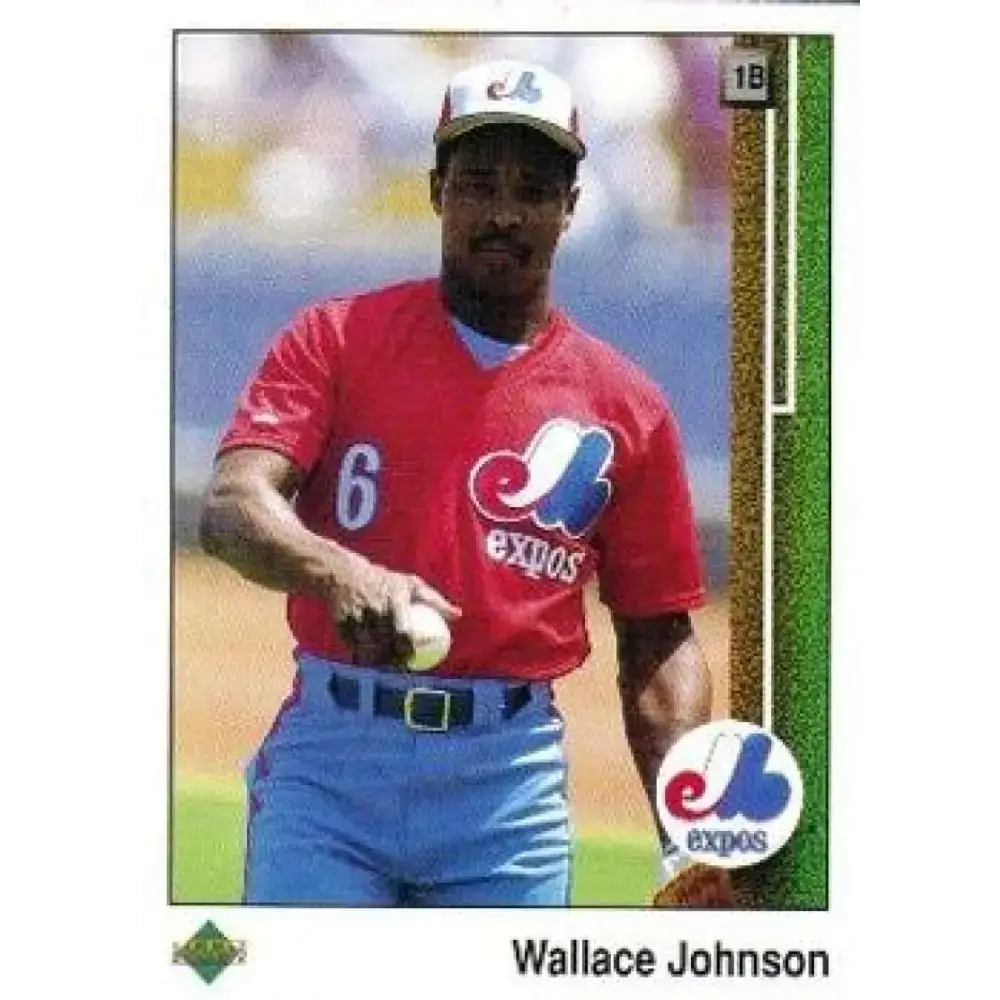 1989 Upper Deck #124 Walt Johnson NM-MT Montreal Expos Baseball Card - Baseball Card Single