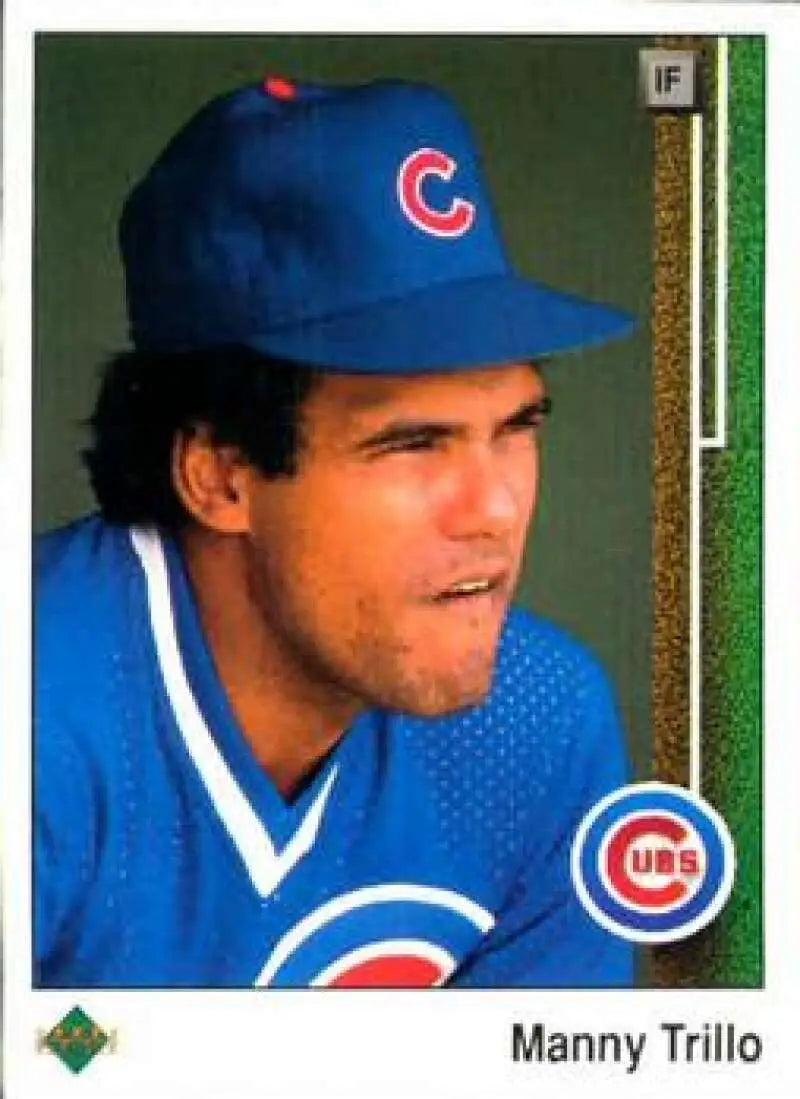 1989 Upper Deck #127 Manny Trillo NM-MT Chicago Cubs Baseball Card - Baseball Card Single
