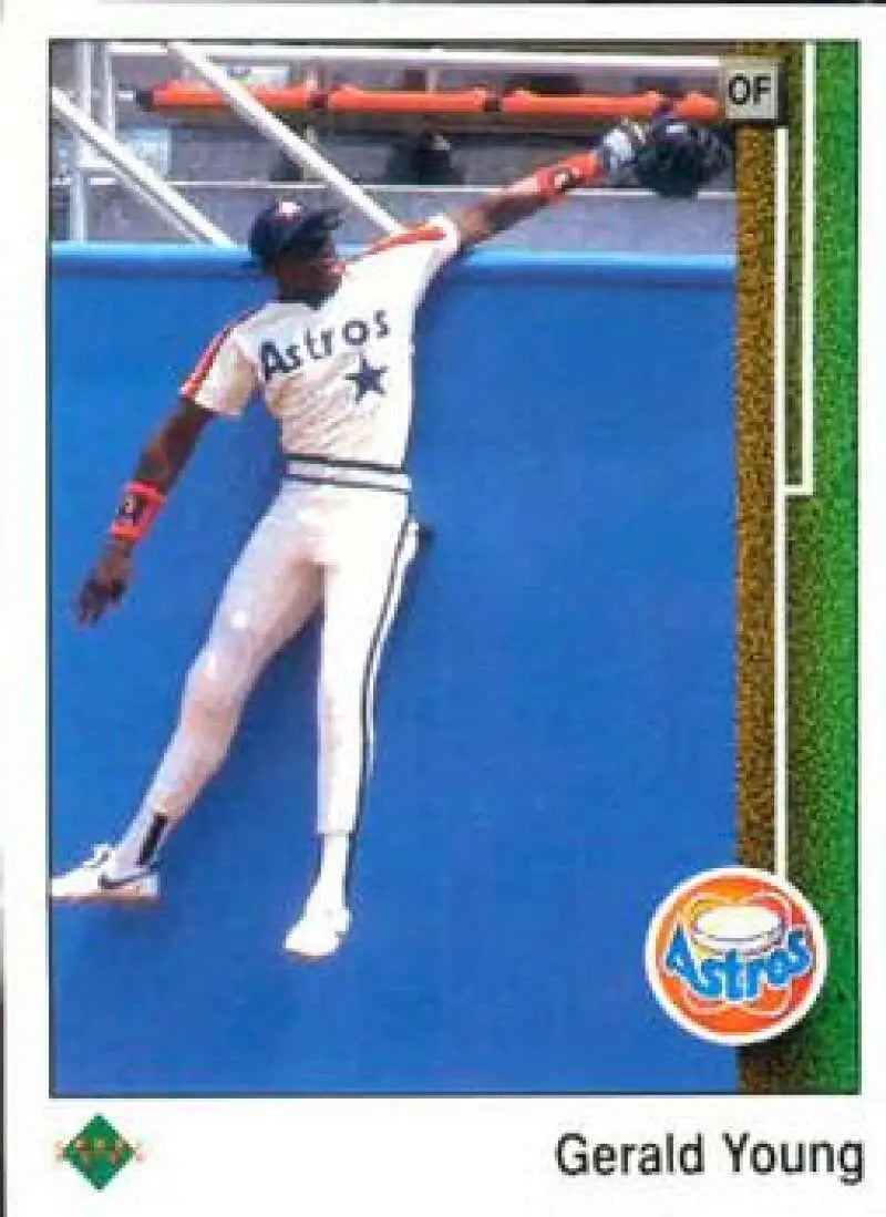1989 Upper Deck #135 Gerald Young NM-MT Houston Astros Baseball Card - Baseball Card Single