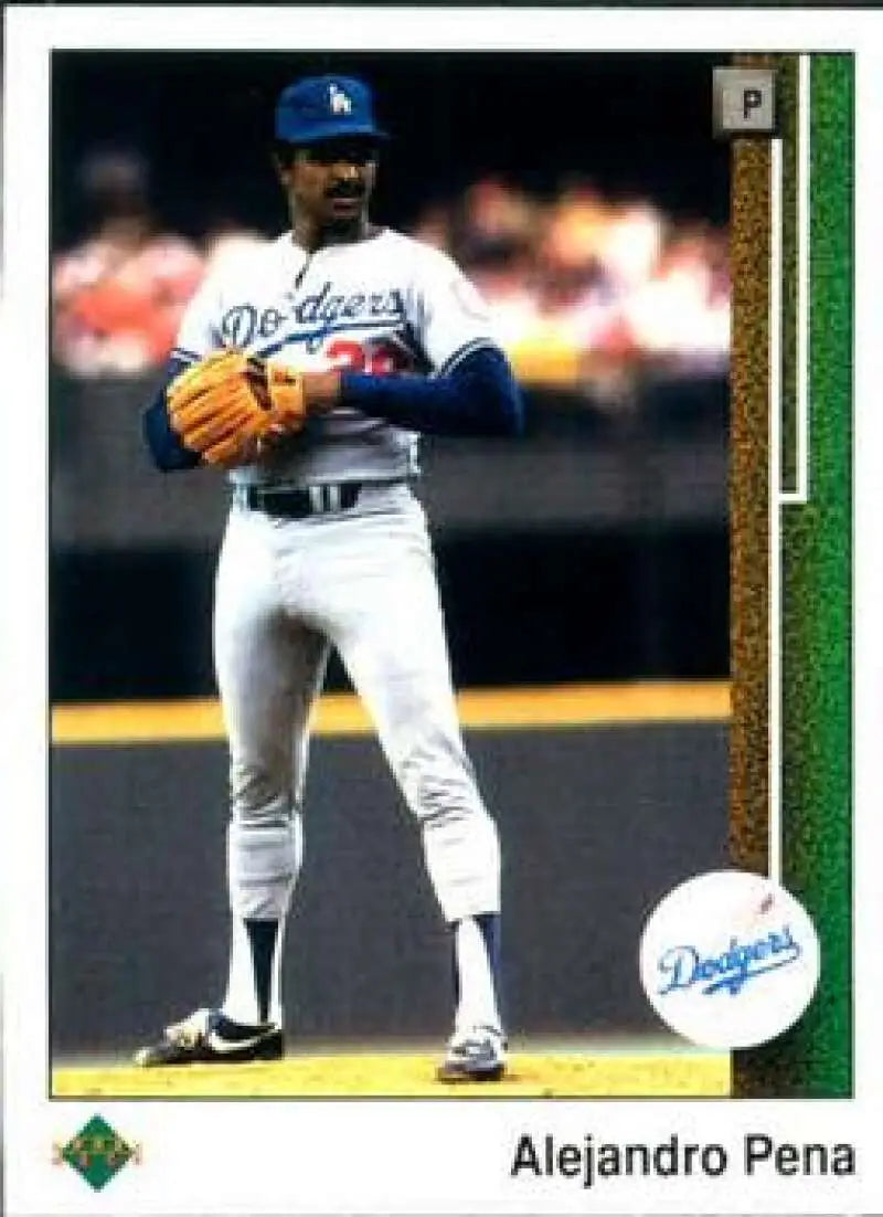 1989 Upper Deck #137 Alejandro Pena NM-MT Los Angeles Dodgers Baseball Card - Baseball Card Single