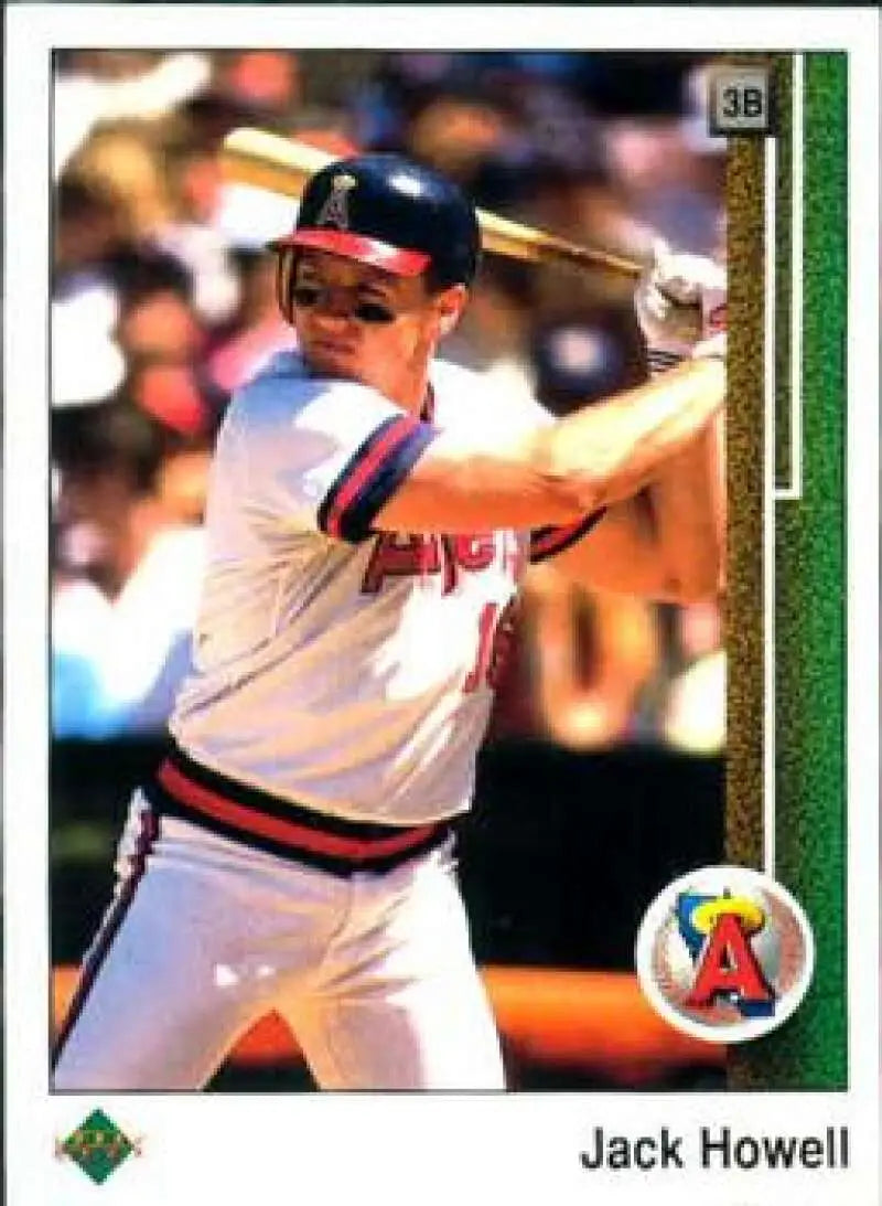 1989 Upper Deck #138 Jack Howell NM-MT California Angels Baseball Card - Baseball Card Single