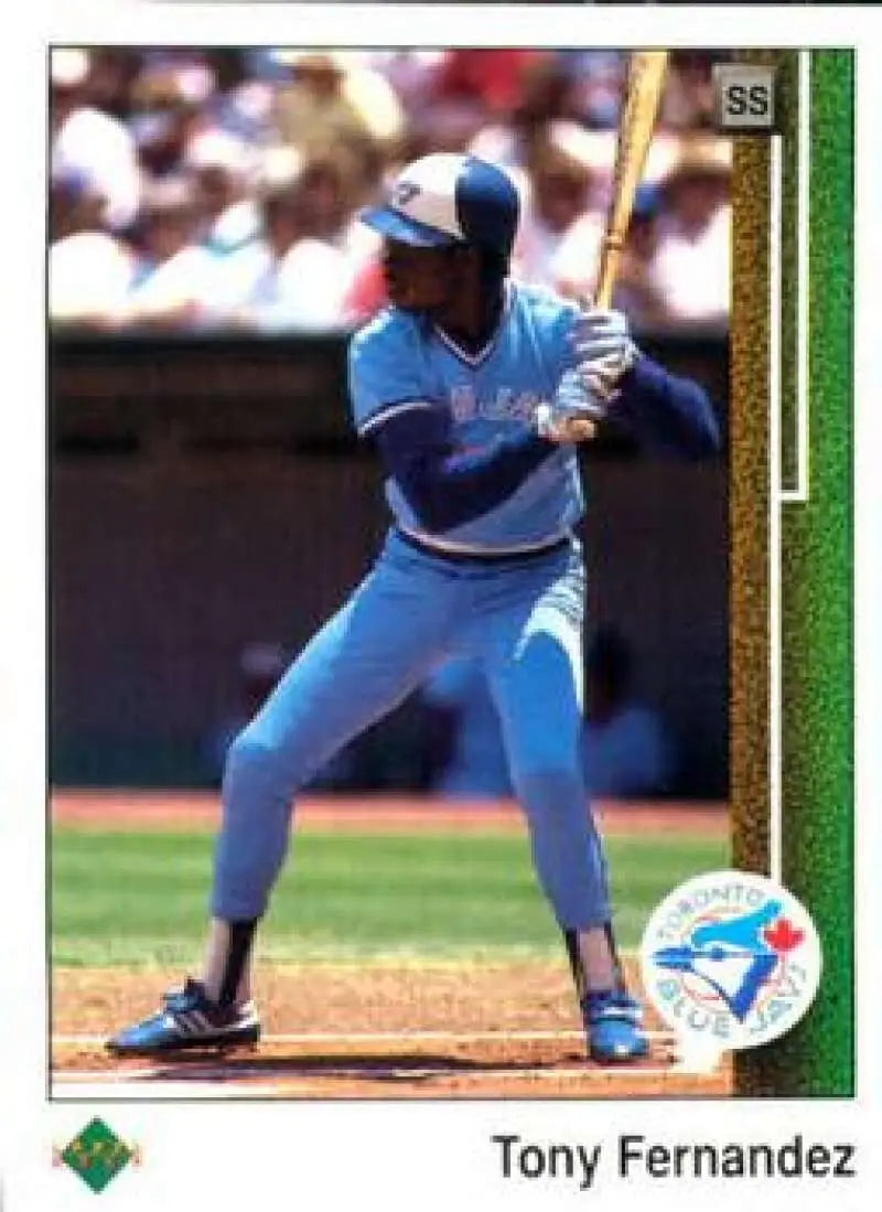 1989 Upper Deck #139 Tony Fernandez NM-MT Toronto Blue Jays Baseball Card - Baseball Card Single